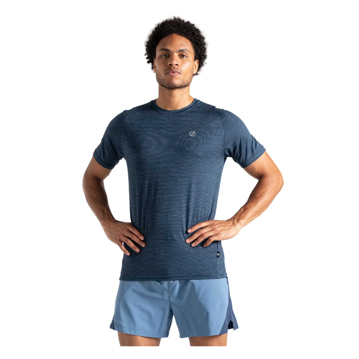 Moonlight Denim - Front - Dare 2B Mens Persist Marl T-Shirt