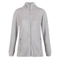 Mineral Grey - Front - Regatta Womens-Ladies Everleigh Textured Full Zip Fleece Jacket