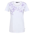 White - Front - Regatta Womens-Ladies Filandra VI Floral T-Shirt