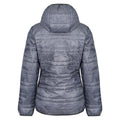 Grey Marl-Black - Back - Regatta Professional Womens-Ladies Packaway Insulated Jacket