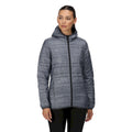 Grey Marl-Black - Side - Regatta Professional Womens-Ladies Packaway Insulated Jacket