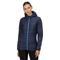 Navy-French Blue - Side - Regatta Professional Womens-Ladies Packaway Insulated Jacket