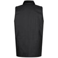Black - Close up - Regatta Professional Mens Waxed Body Warmer