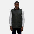 Dark Khaki - Back - Regatta Professional Mens Waxed Body Warmer