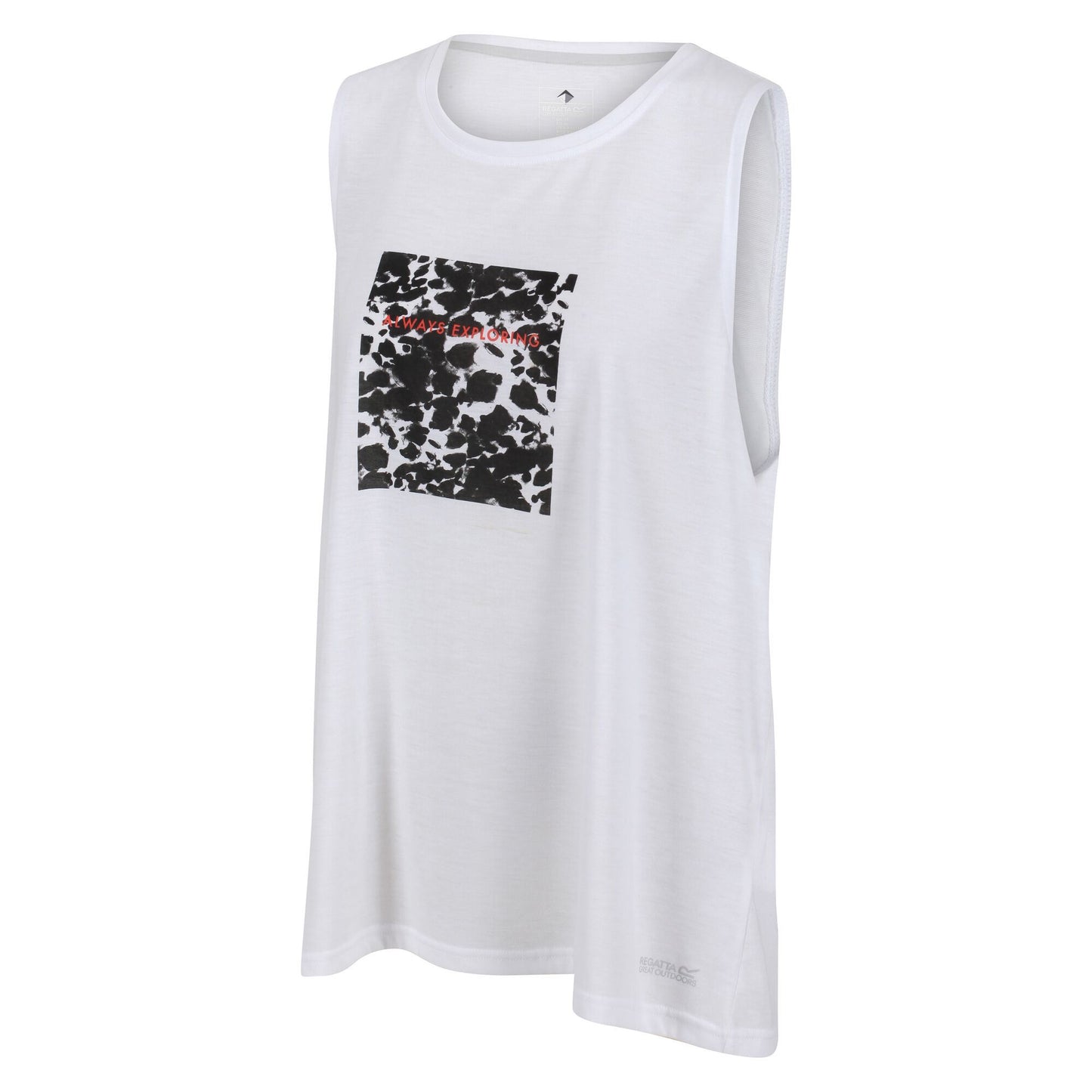 White - Back - Regatta Womens-Ladies Freedale Motif Tank Top