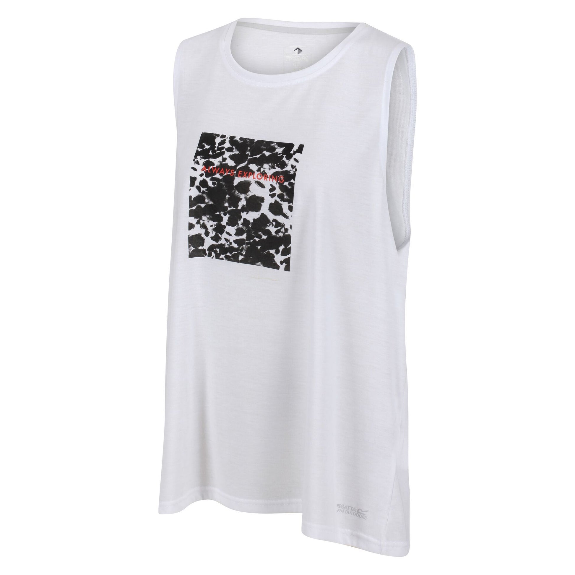 White - Back - Regatta Womens-Ladies Freedale Motif Tank Top