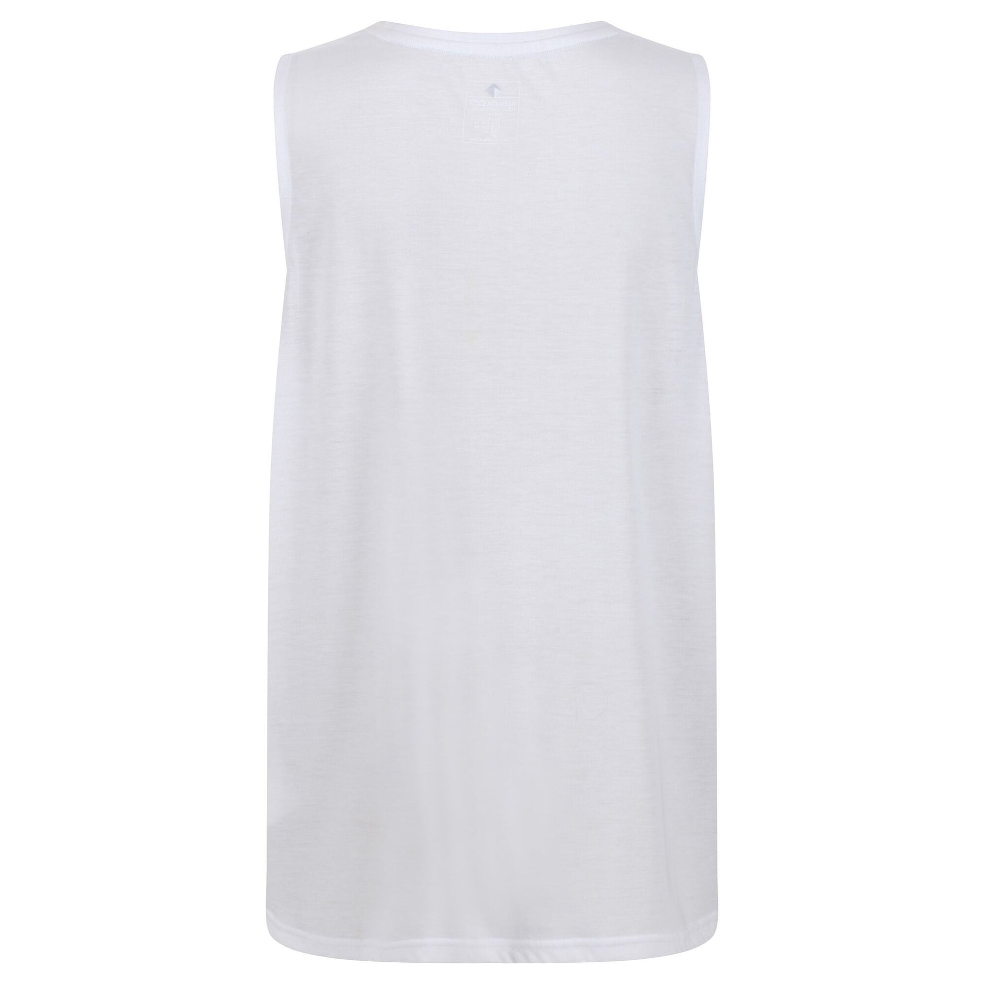 White - Lifestyle - Regatta Womens-Ladies Freedale Motif Tank Top