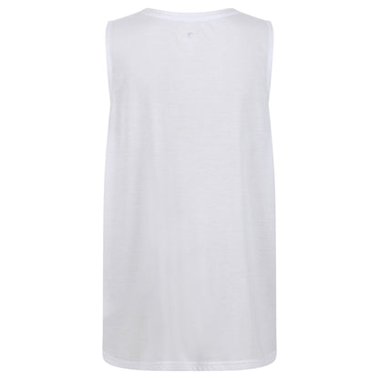 White - Lifestyle - Regatta Womens-Ladies Freedale Motif Tank Top