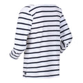 White-Navy - Lifestyle - Regatta Womens-Ladies Polexia Stripe T-Shirt