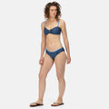 Navy - Side - Regatta Womens-Ladies Aceana Tile Bikini Bottoms