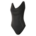 Black - Side - Dare 2B Womens-Ladies Don´t Sweat It Recycled One Piece Swimsuit