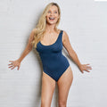 Orion Grey - Side - Dare 2B Womens-Ladies Don´t Sweat It Recycled One Piece Swimsuit