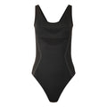 Black - Front - Dare 2B Womens-Ladies Don´t Sweat It Recycled One Piece Swimsuit