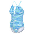 Seascape - Pack Shot - Regatta Womens-Ladies Halliday Brush Stroke One Piece Swimsuit