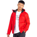 Danger Red - Back - Dare 2B Mens Stay Ready Recycled Waterproof Jacket