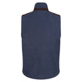 Navy - Back - Regatta Mens Faversham Fleece Body Warmer