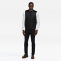 Black - Back - Regatta Professional Mens Quilted Body Warmer