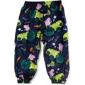 Navy - Front - Regatta Childrens-Kids Pack It Peppa Pig Waterproof Over Trousers