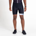 Black - Side - Dare 2B Mens Virtuous Wool Effect Cycling Shorts