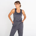 Charcoal Grey - Close up - Dare 2B Womens-Ladies Slow Down Jumpsuit