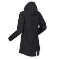 Black - Close up - Regatta Womens-Ladies Pulton II Waterproof Jacket