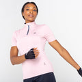 Powder Pink - Pack Shot - Dare 2B Womens-Ladies Pedal Through It Marl Lightweight Jersey