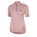 Dusky Rose - Side - Dare 2B Womens-Ladies Pedal Through It Marl Lightweight Jersey