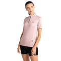 Dusky Rose - Lifestyle - Dare 2B Womens-Ladies Pedal Through It Marl Lightweight Jersey