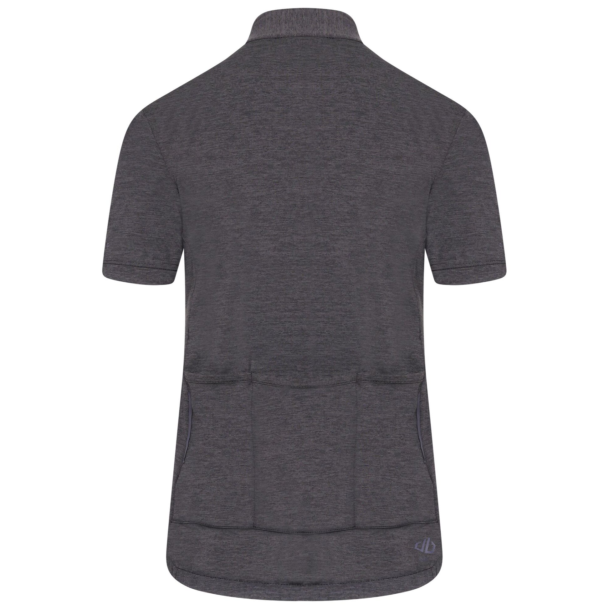 Black - Back - Dare 2B Womens-Ladies Pedal Through It Marl Lightweight Jersey