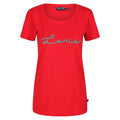 True Red - Front - Regatta Womens-Ladies Filandra VI Love T-Shirt