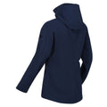 Navy - Close up - Regatta Womens-Ladies Rolton Waterproof Jacket