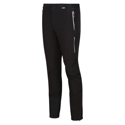Black - Side - Regatta Mens Mountain III Hiking Trousers