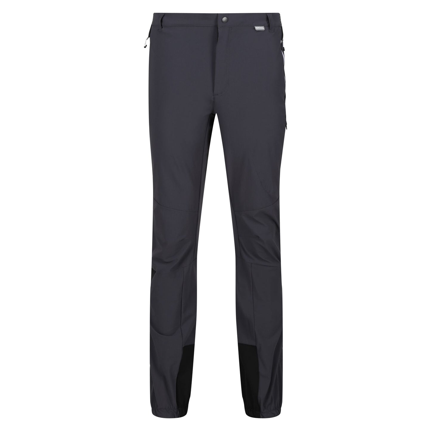 Seal Grey-Black - Front - Regatta Mens Mountain III Hiking Trousers