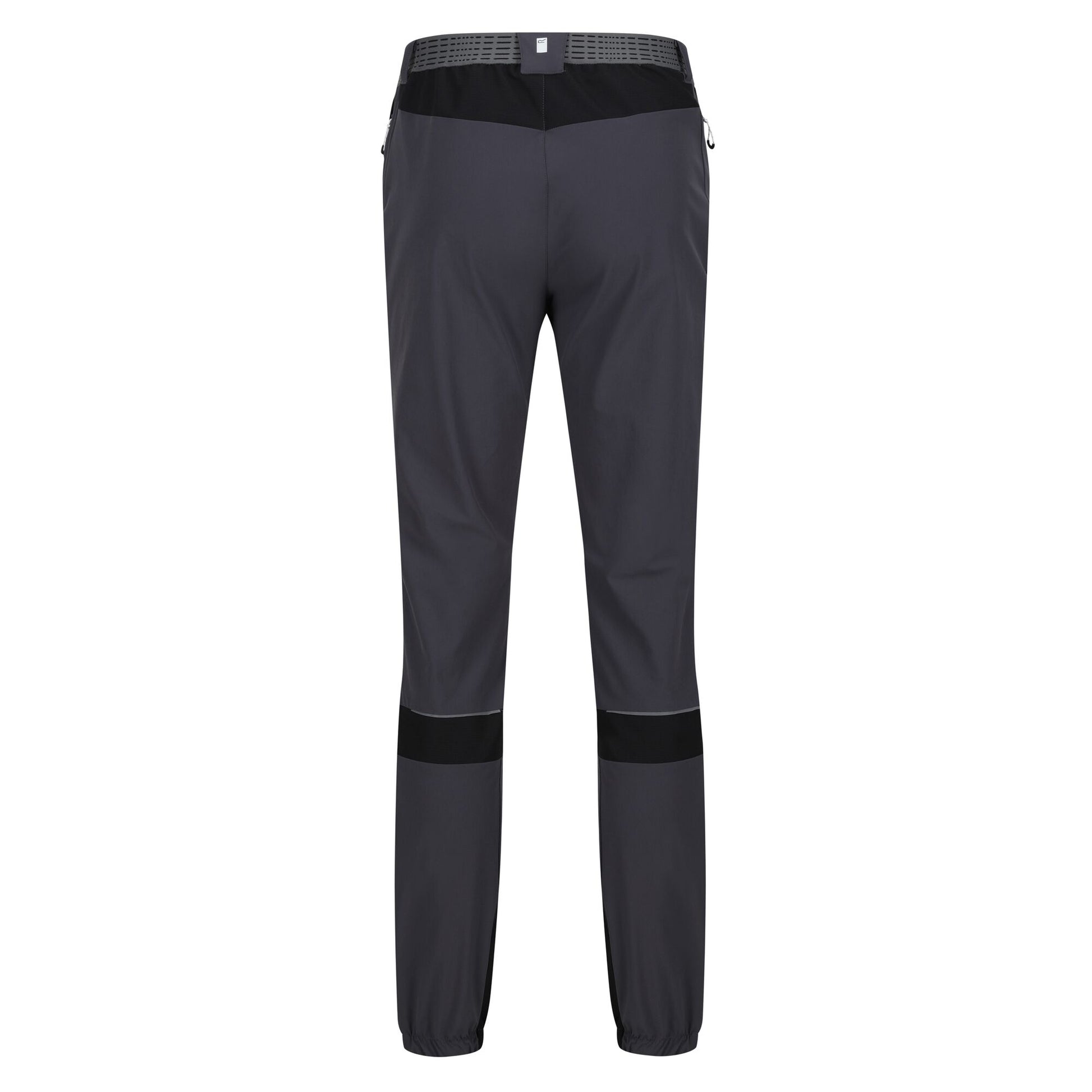 Seal Grey-Black - Back - Regatta Mens Mountain III Hiking Trousers