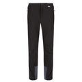 Black-India Grey - Front - Regatta Mens Mountain III Hiking Trousers