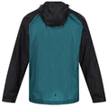 Black-Pacific Green - Pack Shot - Regatta Mens Pack It Pro Waterproof Jacket