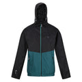 Black-Pacific Green - Front - Regatta Mens Pack It Pro Waterproof Jacket