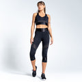 Black - Back - Dare 2B Womens-Ladies Crystallize Sports Bra