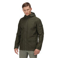 Dark Khaki - Side - Regatta Mens Bergen Waterproof Jacket