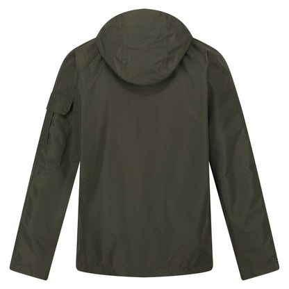 Dark Khaki - Pack Shot - Regatta Mens Bergen Waterproof Jacket