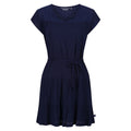 Navy - Front - Regatta Womens-Ladies Reanna Tiered Casual Dress