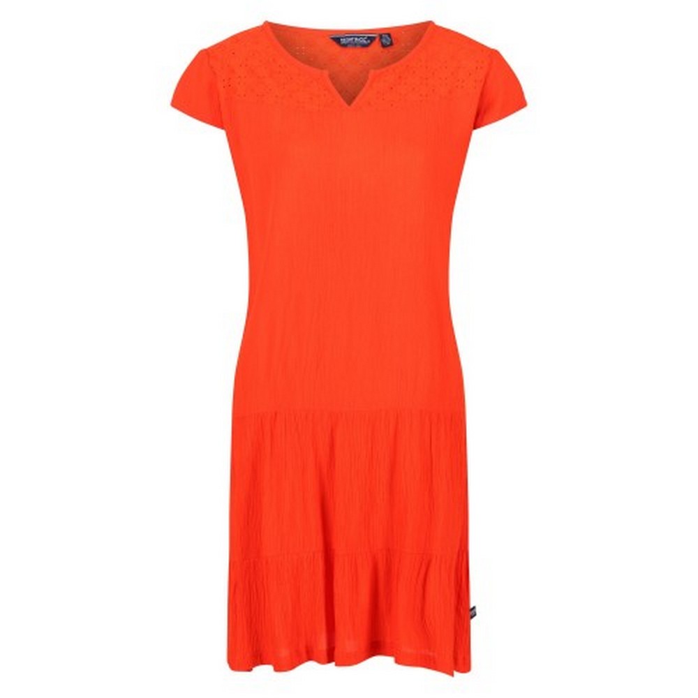 Crayon - Front - Regatta Womens-Ladies Reanna Tiered Casual Dress
