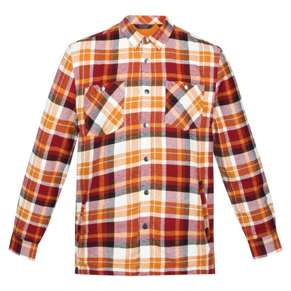 Cathay Spice - Front - Regatta Mens Thamos Checked Long-Sleeved Shirt