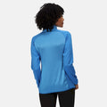 Sonic Blue - Side - Regatta Womens-Ladies Highton II Two Tone Half Zip Fleece