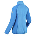 Sonic Blue - Close up - Regatta Womens-Ladies Highton II Two Tone Half Zip Fleece