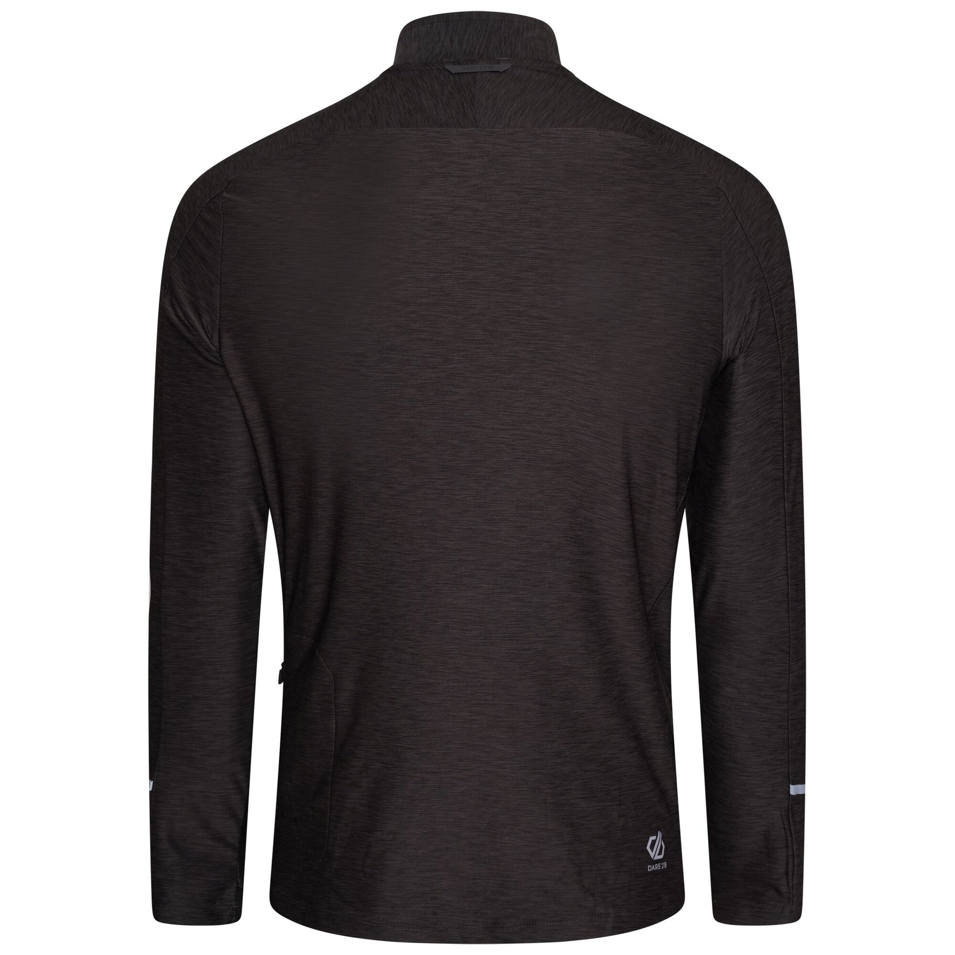 Black Marl - Back - Dare 2B Mens Power Up II Lightweight Jersey