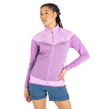 Dusty lavender-Lupine lavender - Lifestyle - Dare 2B Womens-Ladies Elation II Core Stretch Recycled Fleece