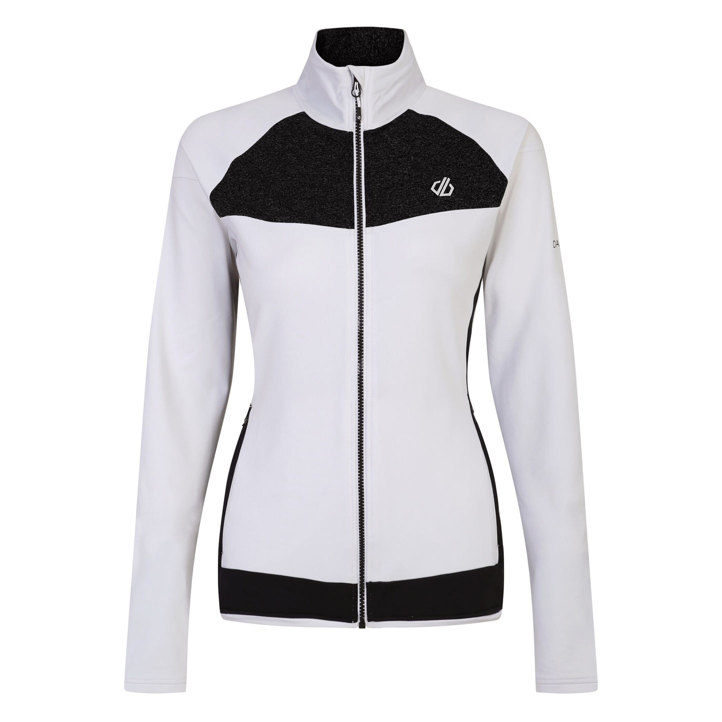 White-Black - Front - Dare 2B Womens-Ladies Elation II Core Stretch Recycled Fleece