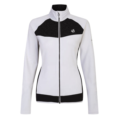 White-Black - Front - Dare 2B Womens-Ladies Elation II Core Stretch Recycled Fleece