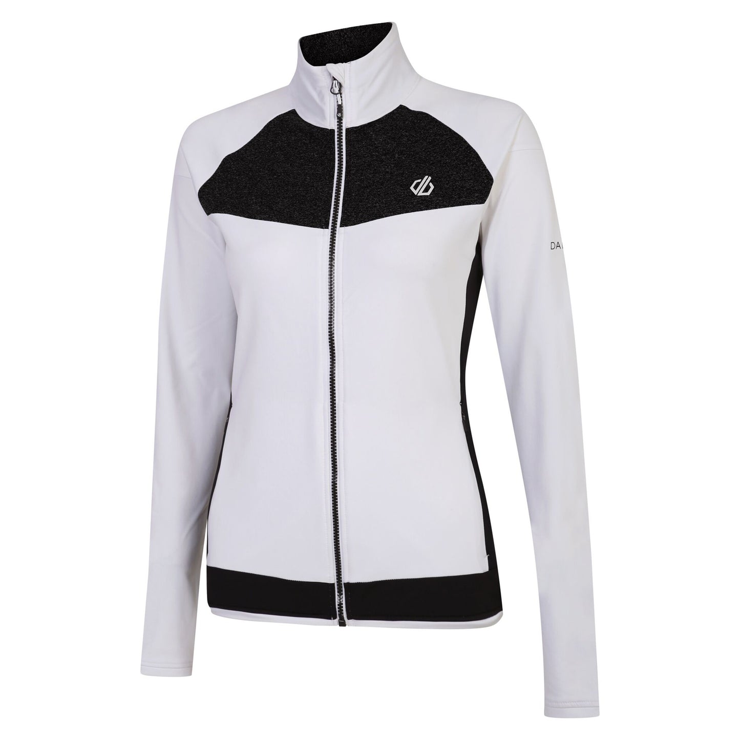 White-Black - Back - Dare 2B Womens-Ladies Elation II Core Stretch Recycled Fleece
